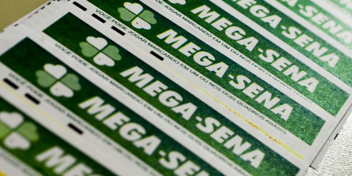 Bilhetes de aposta da mega-sena